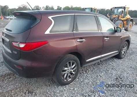 2013 Infiniti Jx35 z USA, uszkodzony, nr VIN 5N1AL0MM0DC313025